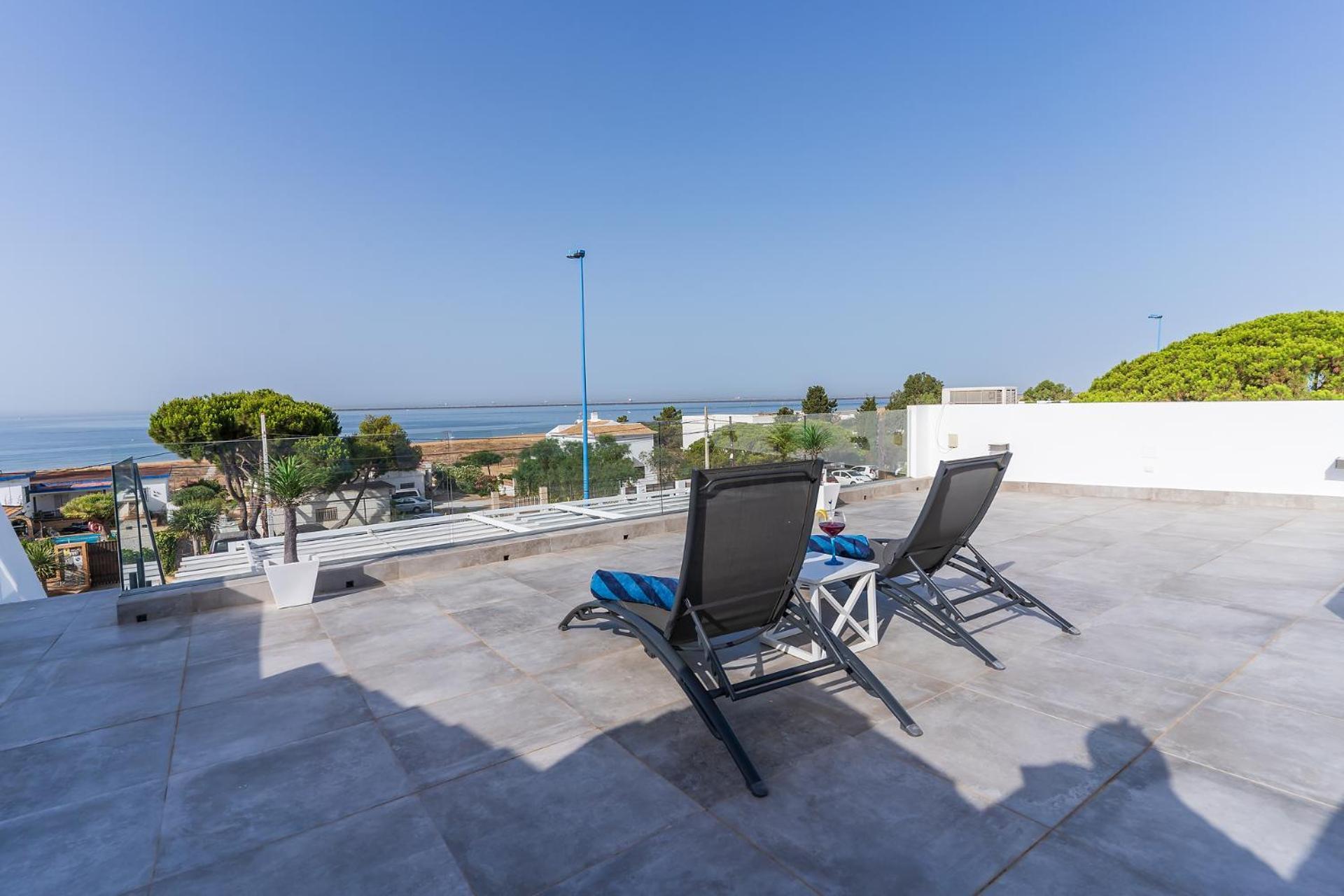 Villa Casa Mazagon Con Vistas Al Mar Exterior foto