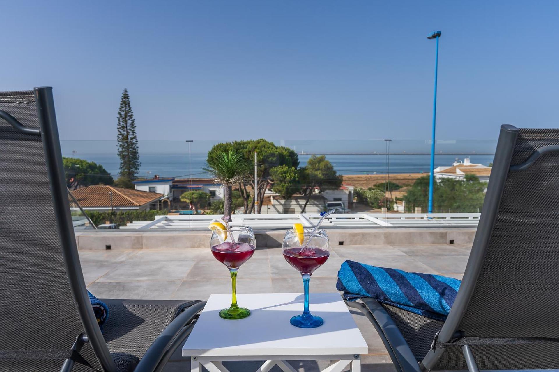 Villa Casa Mazagon Con Vistas Al Mar Exterior foto
