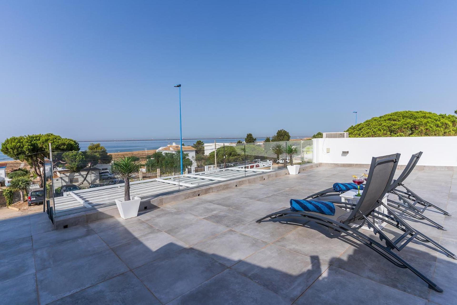 Villa Casa Mazagon Con Vistas Al Mar Exterior foto